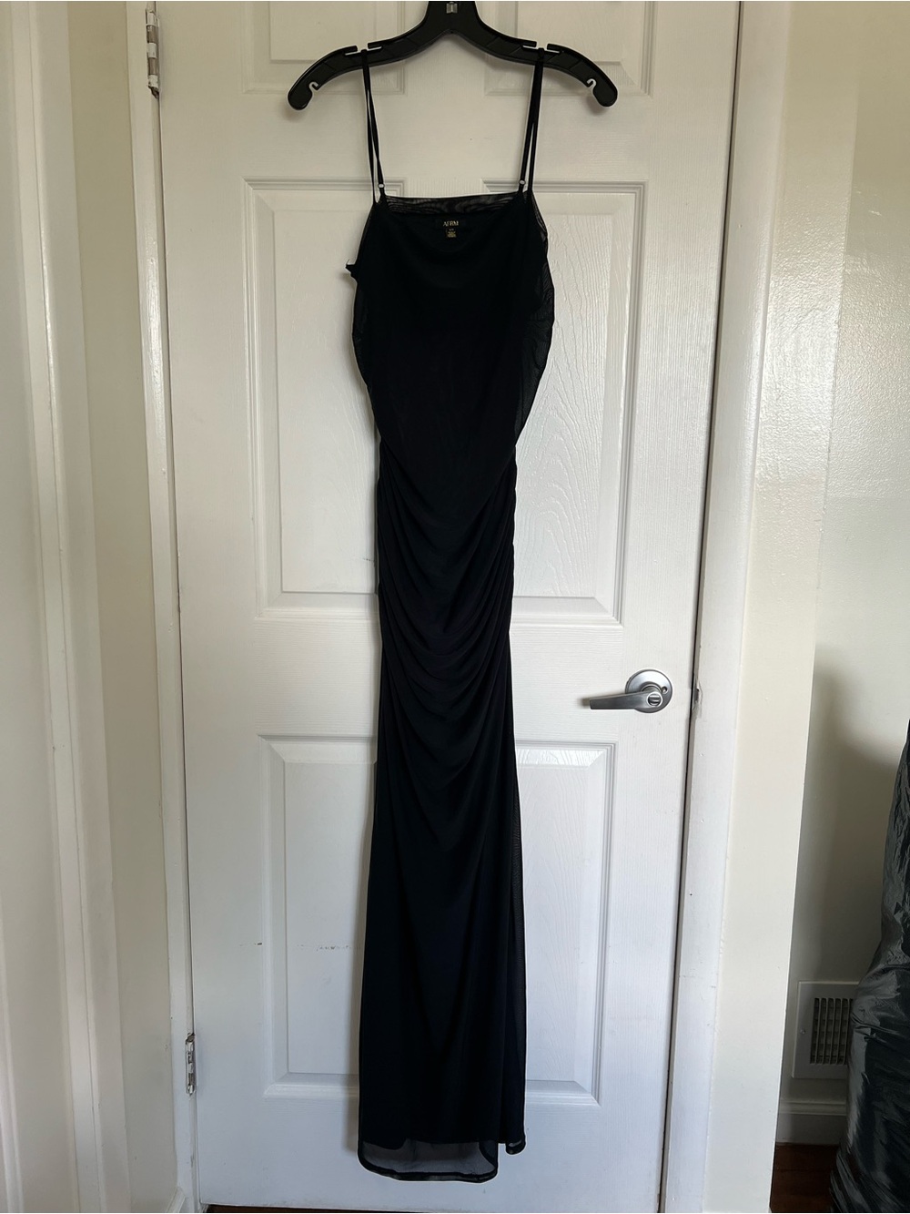 AFRM Valerie Black Mesh Dress Size Large - Picture 2 of 5